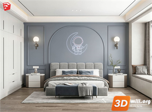 Children Room Scenes  Skp FIles 